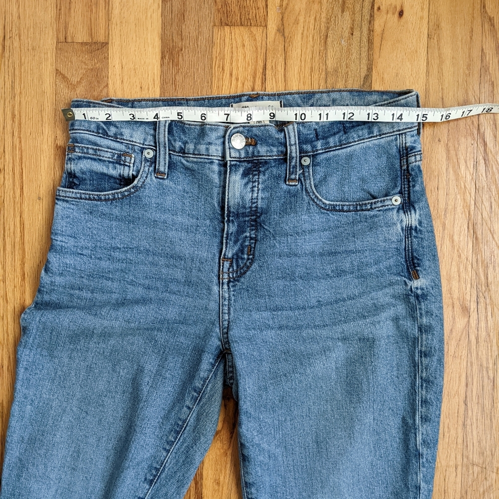 Madewell 9" Mid-Rise Skinny Jeans 26 Tall - Picture 3 of 13